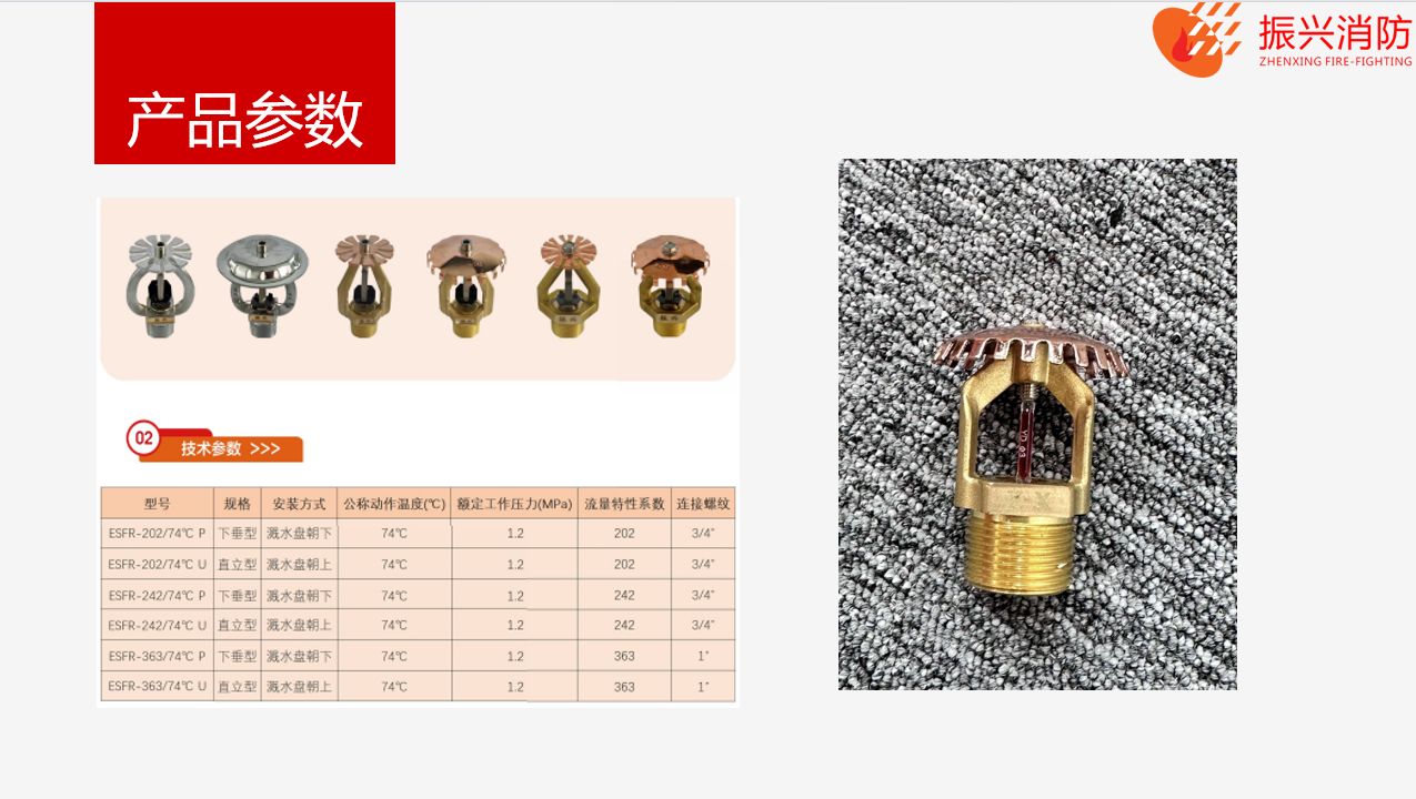 ESFR噴頭 ESFR噴頭