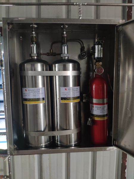 雙瓶組廚房設備滅火裝置 雙瓶組廚房設備滅火裝置